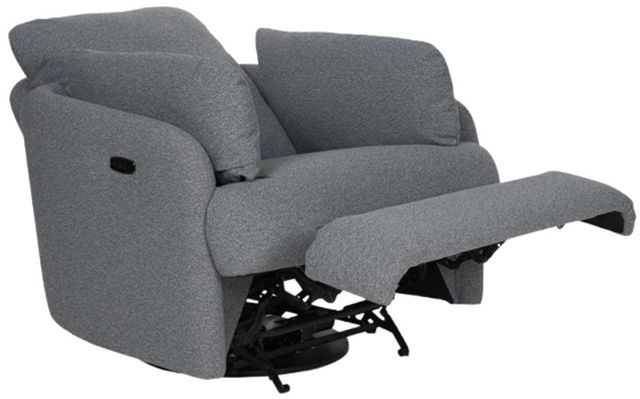 Signature Design by Ashley® Alainmont Salt and Pepper Swivel Power Recliner-1