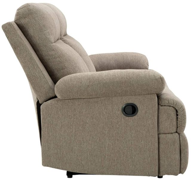 Signature Design by Ashley® Side-Swipe Mocha Manual Reclining Sofa-2