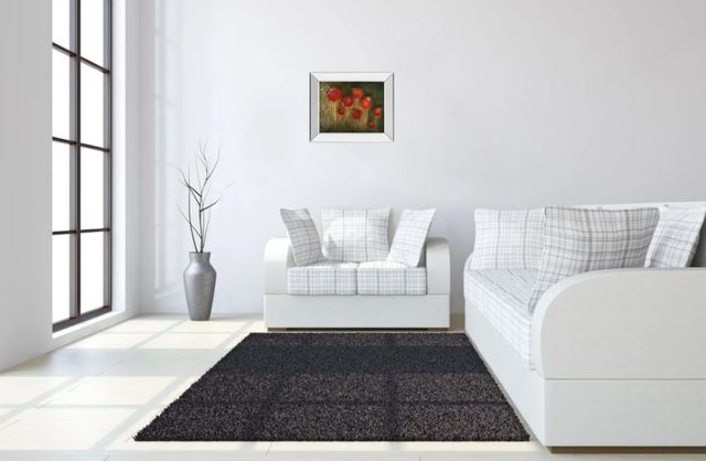 Classy Art Rose Garden by J. Prior Mirror Framed Wall Art-2
