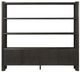 Four Hands Orwin Smoked Black Bookshelf-1