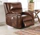 Furniture of America® Soterios Medium Brown Power Recliner-0