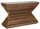 Furniture Classics Stackers White Console Table with Brown Base-0