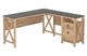 Sauder® Newberry Lane™ Khaki Pine™ L-Shaped Desk-0