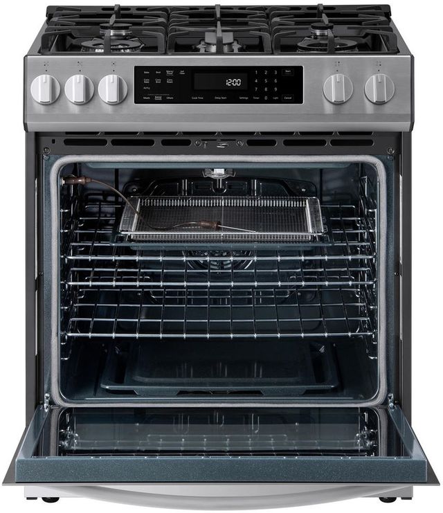 Kenmore® 30” Stainless Steel Front Control Slide-In Gas Range-2