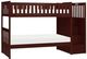 Mazin Furniture Rowe Cherry Twin/Twin Youth Step Bunk Bed-3
