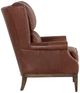 Fairfield® Customizable Pelle Provisions Edgeworth Leather Wing Chair-2