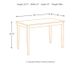 Signature Design by Ashley® Kimonte Dark Brown Dining Table-4