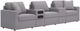 Signature Design by Ashley® Modmax 5-Piece Granite Modular Sectional with Audio System-0