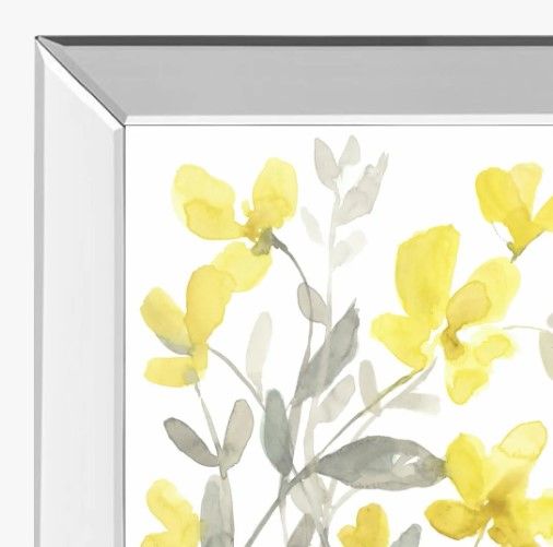 Classy Art Yellow and Grey Garden II by Jennifer Goldberger Wall Art-1