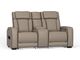 Alan Bone Power Leather Loveseat-0