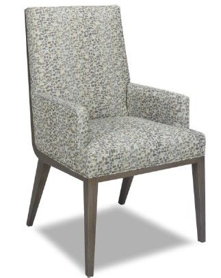 Parker Southern Dawson Ocelet Birch/Urbanite Dining Arm Chair-0