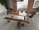 VIG Furniture Modrest Taylor Brown Dining Bench-1