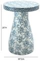 TOV Furniture Halio Blue Shell Side Table-2