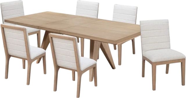Modus Furniture Sumire Ginger Rectangular Extension Dining Table-2