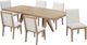 Modus Furniture Sumire Ginger Rectangular Extension Dining Table-2