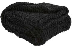 Signature Design by Ashley® Chaddon 3-Piece Black Throw Set