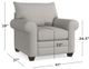 Bassett® Furniture Alexander Straw Roll Arm Chair-1