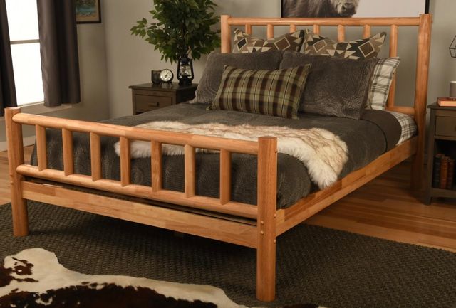 Kodiak Furniture Lodge Natural Queen Panel Bed-2
