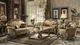 ACME Furniture Vendome Bone/Gold Patina Sofa with Pillows-1