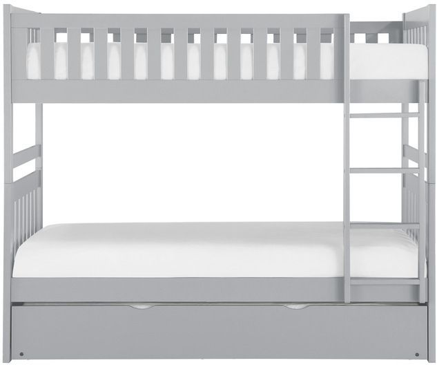 Homelegance® Orion Gray Youth Twin/Twin Bunk Bed with Trundle -0