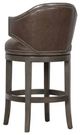 Fairfield® Customizable Pelle Provisions Gimlet Leather Swivel Bar Stool-3