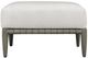 Uttermost® Borneo Oyster White Fabric Cushion Indoor-Outdoor Ottoman-2