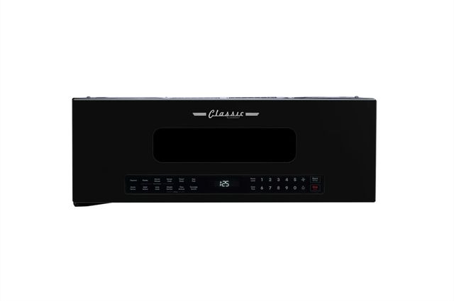 Unique Appliances Classic Retro 30" 1.2 Cu. Ft. Midnight Black Over the Range Microwave-0