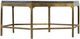 Hooker® Furniture Commerce and Market Dark Wood Octavius Cocktail Table with Gold Base-0