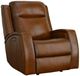 Flexsteel® Mustang Rust Power Gliding Recliner with Power Headrest-0