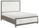 Homelegance® Rowan Gray/Ivory Queen Platform Storage Bed-0