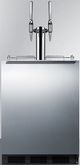 Summit® Commercial Series 5.5 Cu. Ft. Stainless Steel Beer Cooler/Kegerator-0