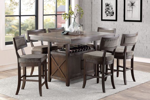 Mazin Furniture Oxton Baltimore Espresso Counter Chair-2
