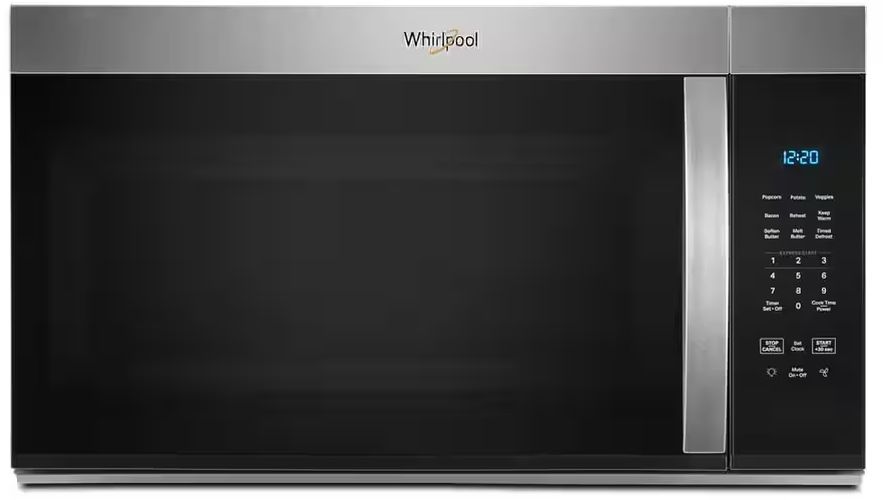 Whirlpool® 1.7 Cu. Ft. Stainless Steel Over the Range Microwave