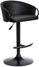 Armen Living Montego Black Adjustable Swivel Bar Stool-0