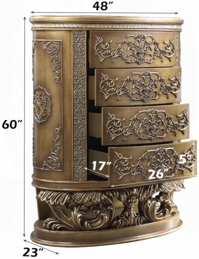 ACME Furniture Constantine Brown/Gold Chest-2