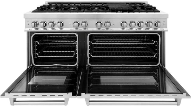 ZLINE Legacy 60" Stainless Steel Pro Style Dual Fuel Range-1