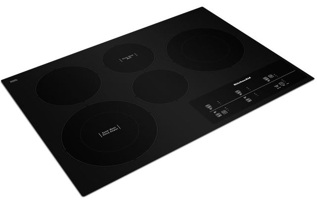 KitchenAid® 30" Black Electric Cooktop with Touch-Activated Controls-1