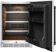 Thor Kitchen Gordon Ramsay Collection 24” 5 Cu. Ft. Stainless Steel Built-In Undercounter Outdoor Beverage Cooler with Black Handle-4