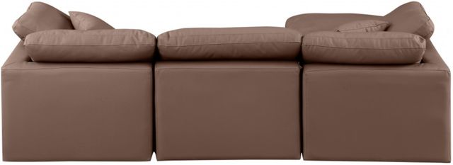 Meridian Furniture Indulge 4-Piece Brown Modular Sectional-3