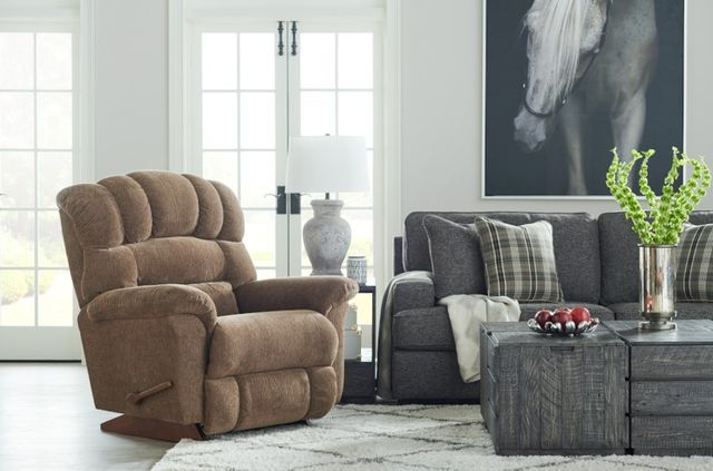 La-Z-Boy® Randell Mocha Manual Rocking Recliner-2