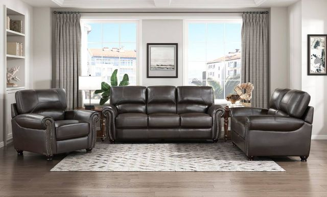 Homelegance® Foxborough Dark Brown Chair-1
