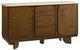 ACME Furniture Kasha Natural Marble Top Server with Vintage Oak Base-0