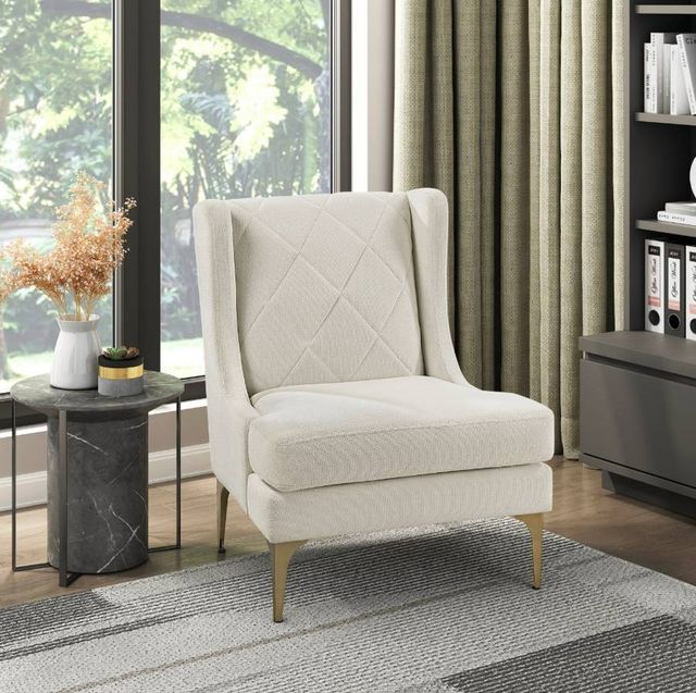 Homelegance® Savoy Taupe Accent Chair-1