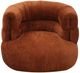 VIG Furniture Divani Casa Shay Burnt Orange Fabric Accent Chair and Ottoman-2