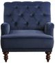 Homelegance® Holland Park Dark Blue Accent Chair-2