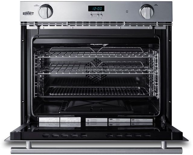 Summit® 27" Stainless Steel Single Gas Wall Oven-1