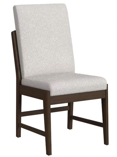Elements International Brisbane Beige/Brown Dining Side Chair-0