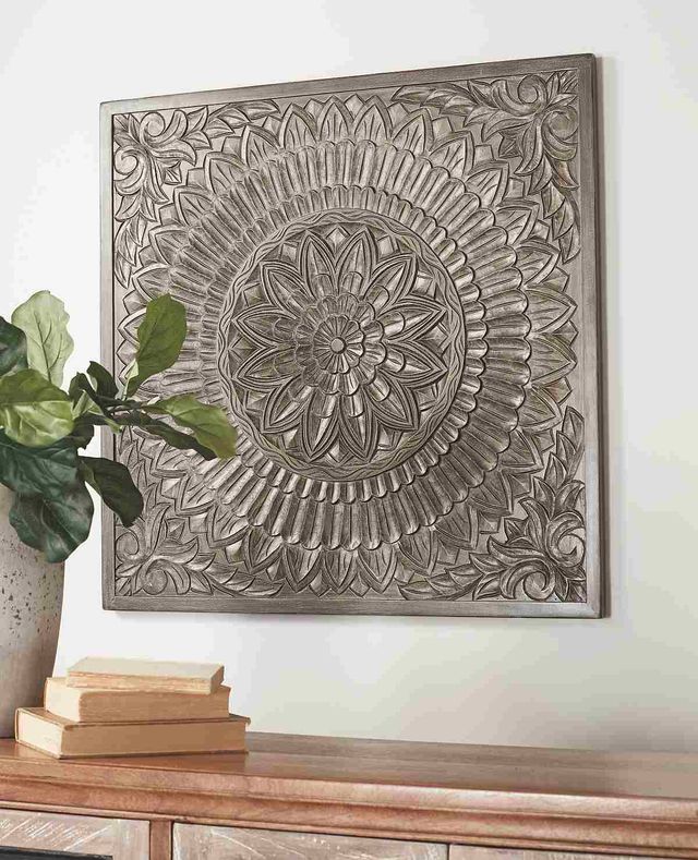 Signature Design by Ashley® Briony Antique Gray Wall Decor-3