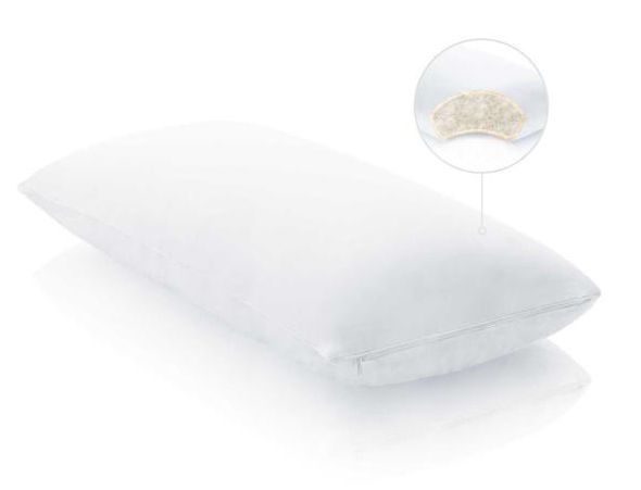 Malouf® Z Cotton Encased Down Blend Standard Pillow-3