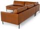 VIG Furniture Divani Casa Sherry 2-Piece Cognac Leather Left-Arm Facing Sofa Sectional and Chaise-3